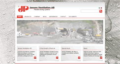 Desktop Screenshot of jensenventilation.com
